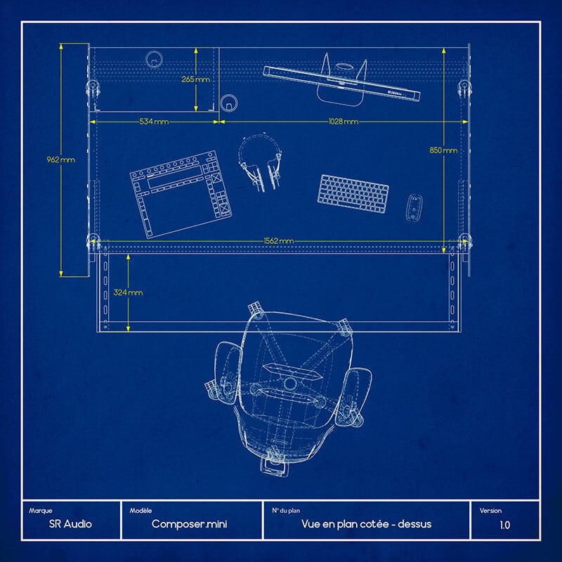 meuble studio SR AUDIO Composer.mini